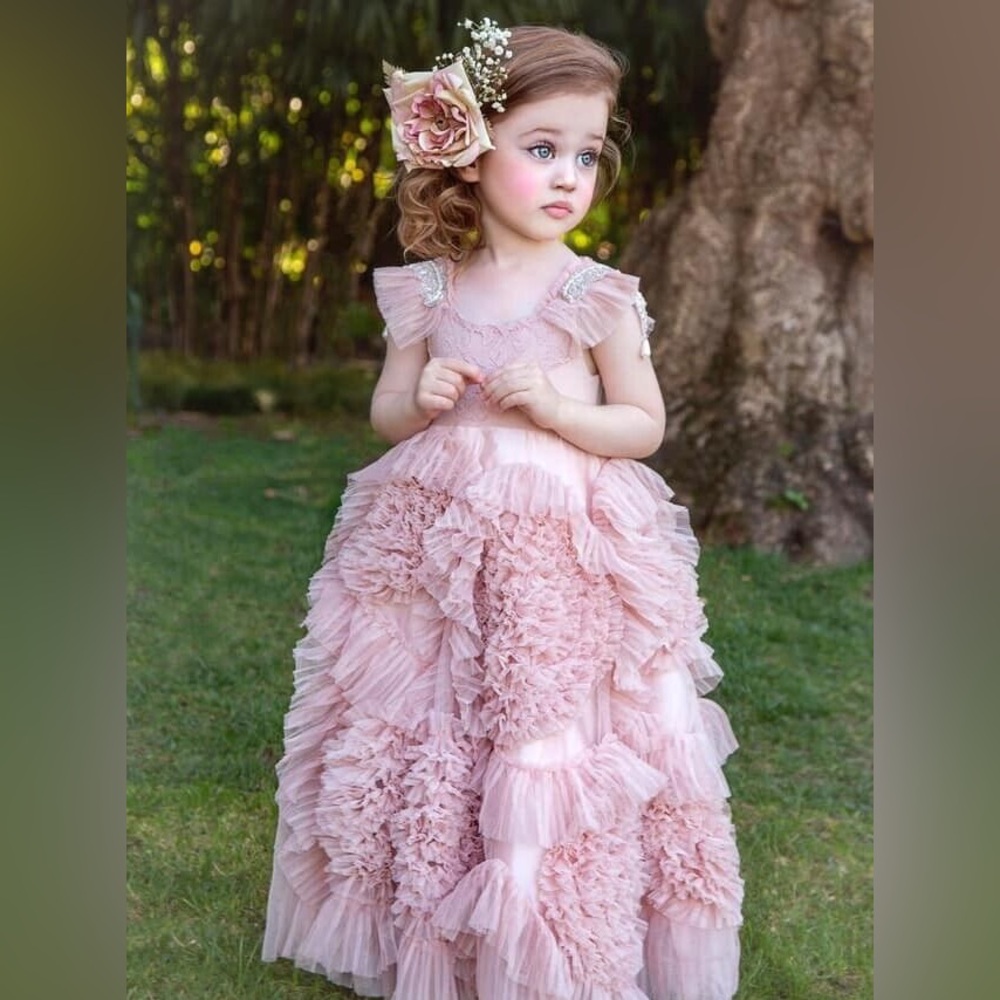 DOLLCAKE BEST WISHES FROCK IN PINK